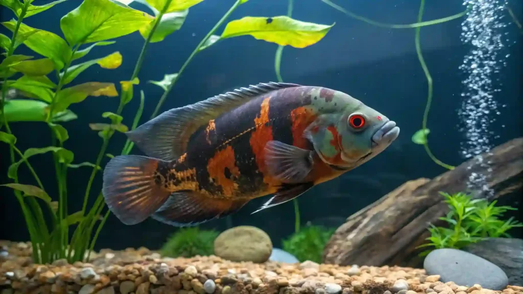 oscar fish healthy